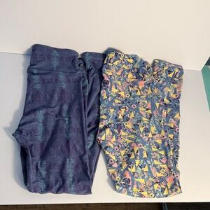 LuLaRoe Women’s Lightweight Leggings Bundle (2) One Size NWOT